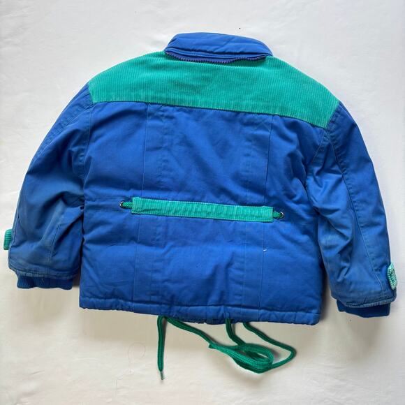 Vintage Blue/Green Coat 3t - Picture 6 of 6